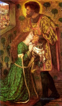  Saint Painting - Saint George and the Princess Sabra Pre Raphaelite Brotherhood Dante Gabriel Rossetti